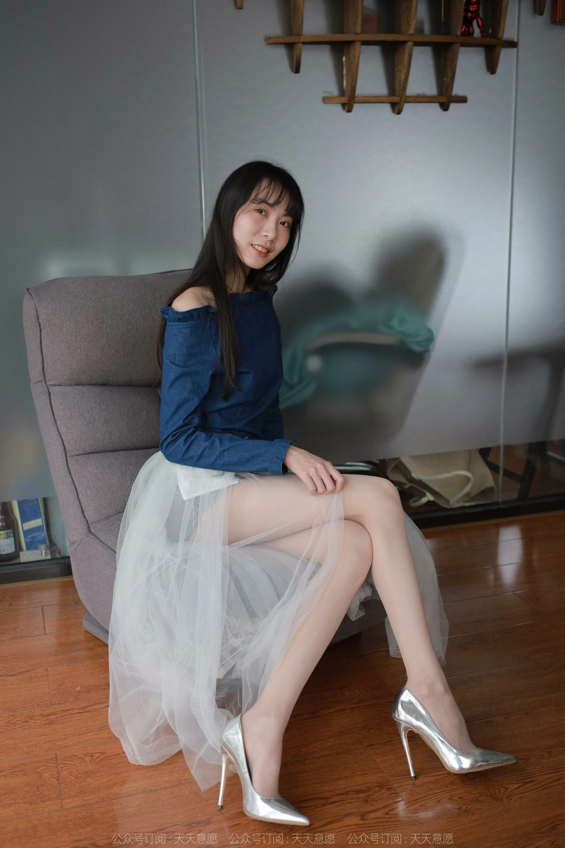 [IESS异思趣向]2022.03.31 丝享家1045:团团《长腿白纱》 0